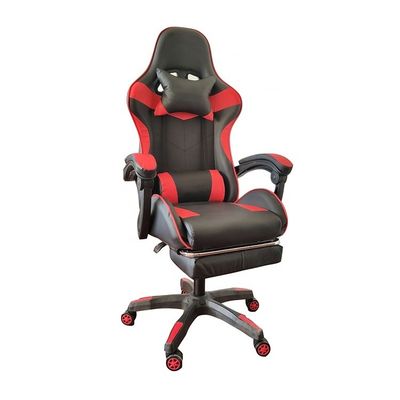 Luxo colorido cadeira reclinável de corrida de PVC com assento de couro genuíno altura 54cm