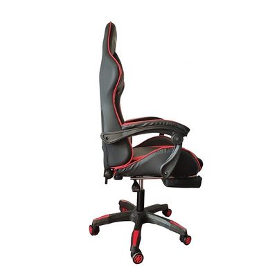 Luxo colorido cadeira reclinável de corrida de PVC com assento de couro genuíno altura 54cm