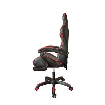 Luxo colorido cadeira reclinável de corrida de PVC com assento de couro genuíno altura 54cm