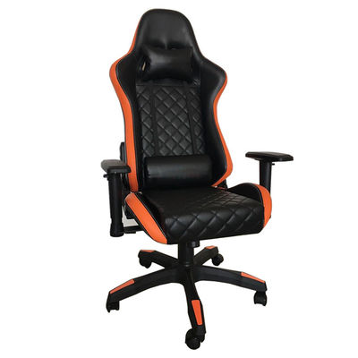 Cadeira de escritório executivo Cadeira de jogo de estilo moderno com apoio de braço 2D e material de ferro