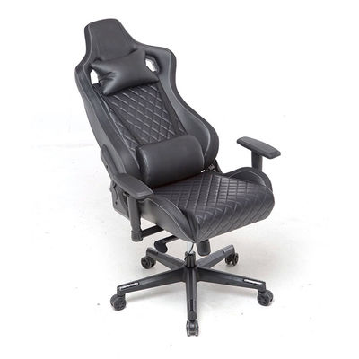 Cadeira de escritório executivo Cadeira de jogo de estilo moderno com apoio de braço 2D e material de ferro