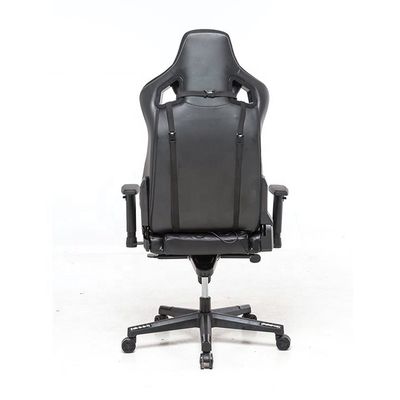 Cadeira de jogo 360 giratória e ajustada em altura de estrutura de ferro para experiência de jogo ergonômica