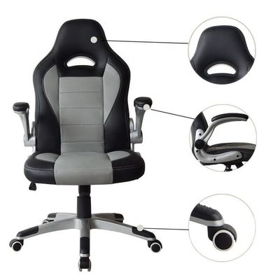 Cadeira de jogos personalizada acessível com bloqueio de inclinação e conforto ergonômico de espuma moldada