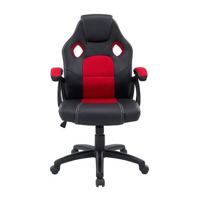 Cadeira giratória executiva de couro sintético para escritórios de jogos Estações de trabalho ergonómicas