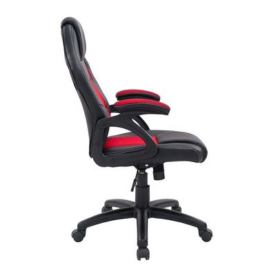 Cadeira giratória executiva de couro sintético para escritórios de jogos Estações de trabalho ergonómicas