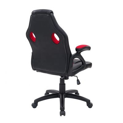 Cadeira giratória executiva de couro sintético para escritórios de jogos Estações de trabalho ergonómicas