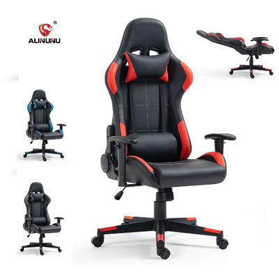 Cadeira de jogos de corrida ALINUNU Cadeira giratória de escritório com ajuste de altura Cadeira de jogos de computador