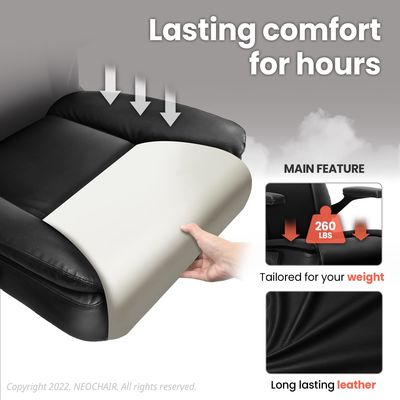 Cadeira de jogo ergonômica de embalagem de correio com altura ajustável e apoio nas costas