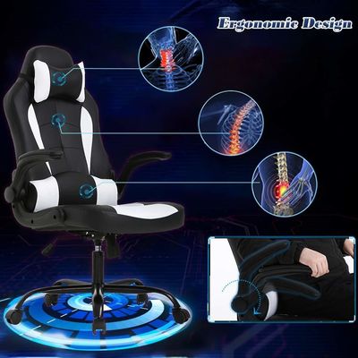Cadeira de escritório ergonômica de costas sólidas com cor personalizada e suporte lombar