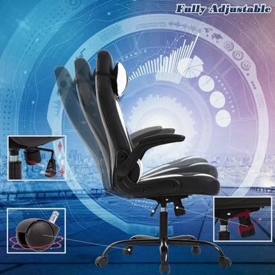 Cadeira de escritório ergonômica de costas sólidas com cor personalizada e suporte lombar