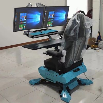 Metal Cockpit Workstation Recliner Gaming Computer Chair com Design de Gravidade Zero