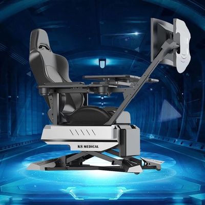 Metal Cockpit Workstation Recliner Gaming Computer Chair com Design de Gravidade Zero