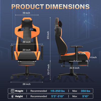 OEM ODM Cadeiras de escritório de jogos ergonômicos aceitáveis com suporte lombar