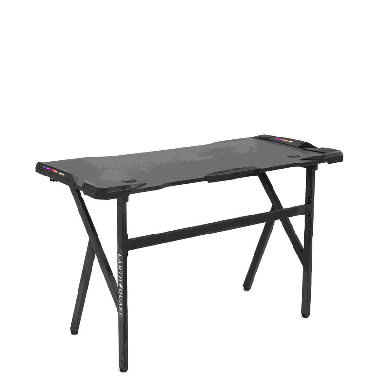 Renova a sua configuração de jogos com o Alinunu Modern Gaming Table Metal RGB Lights Cabos USB