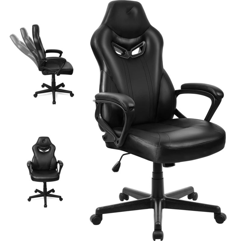 ALINUNU Directo Suporte Lumbar Cadeira de Jogo de Corrida para Adultos 21&quot;D x 25&quot;W x 43&quot;H