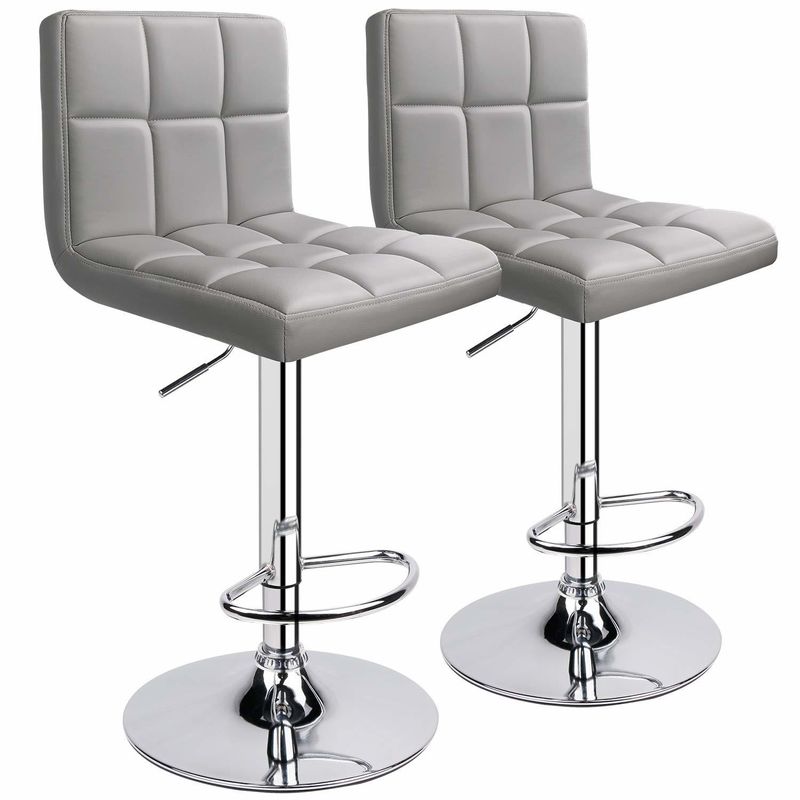 Modern Design Home Bar Stool com costas e giro ajustável em cores personalizadas