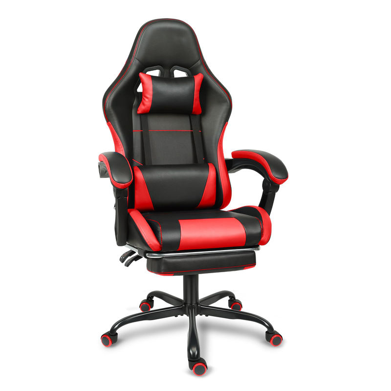 Cadeira de jogos de metal de cor personalizada com altura ajustável e suporte lombar