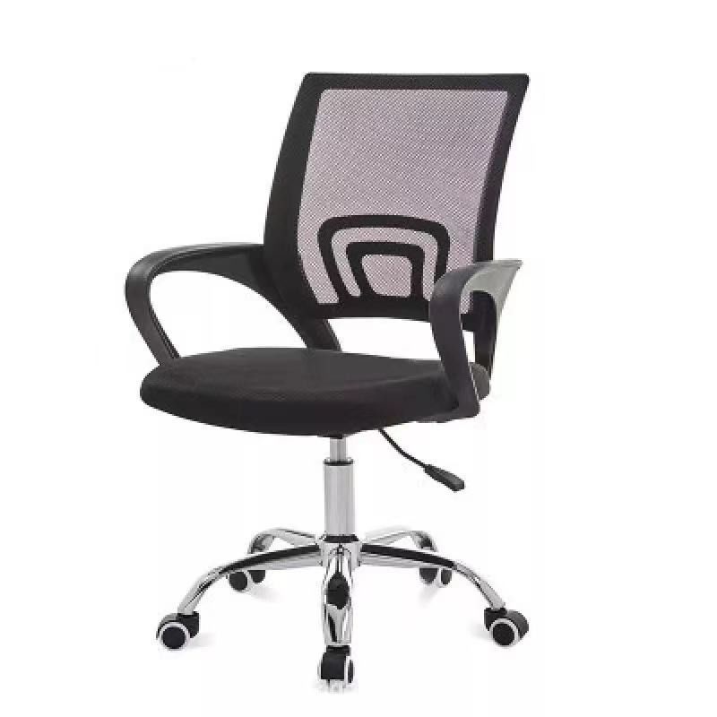 Cadeira de escritório de rede giratória ergonômica de aço inoxidável de tipo metal para estilo moderno