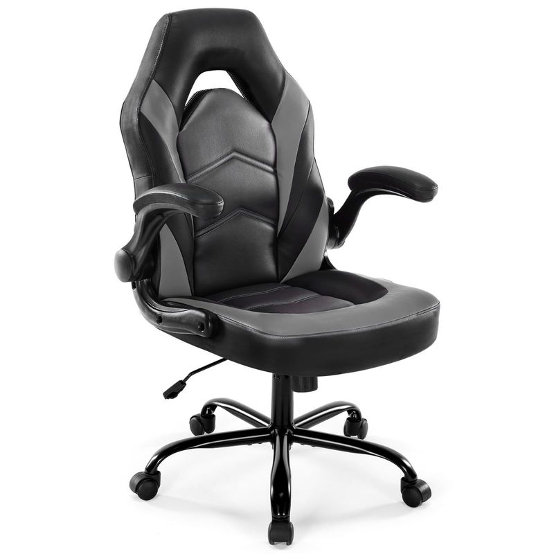 Cadeira de jogos ajustável em altura Ideal para escritório e casa 27.76&quot;W x 45.67&quot;H x 25.39&quot;D