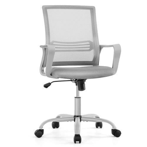 Cadeira de escritório ergonômica personalizada de cor cadeira giratória com suporte lombar e apoios para braços