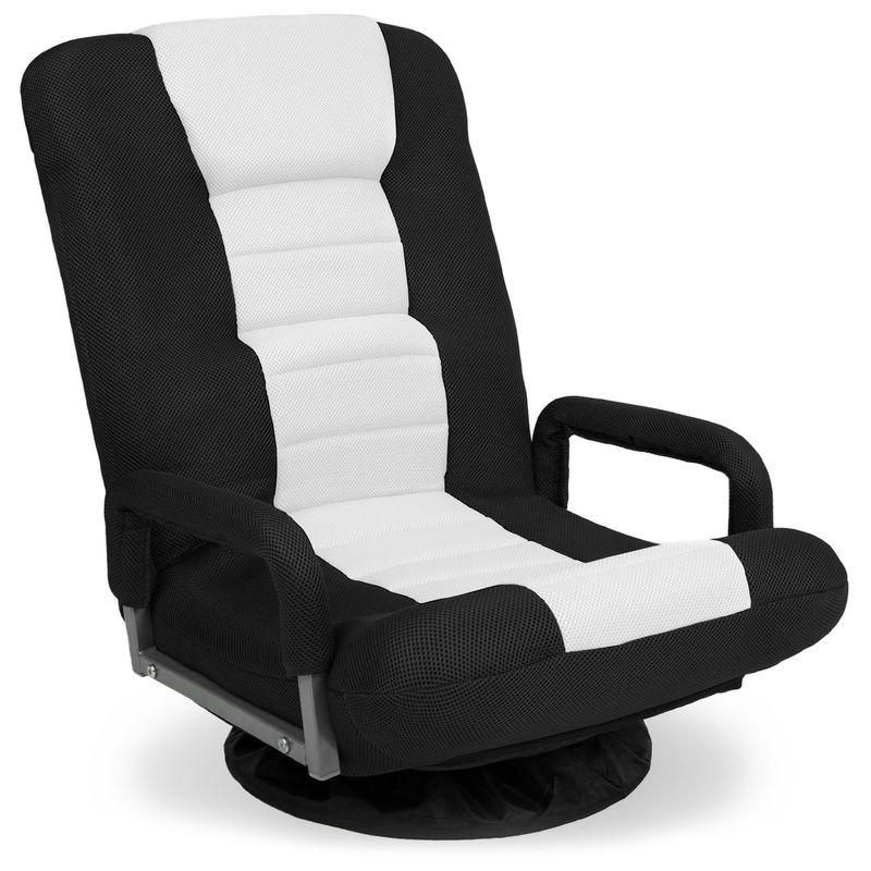Cadeira giratória ALINUNU 360 graus Multipurpose Rocker cadeira de chão para TV 17 libras