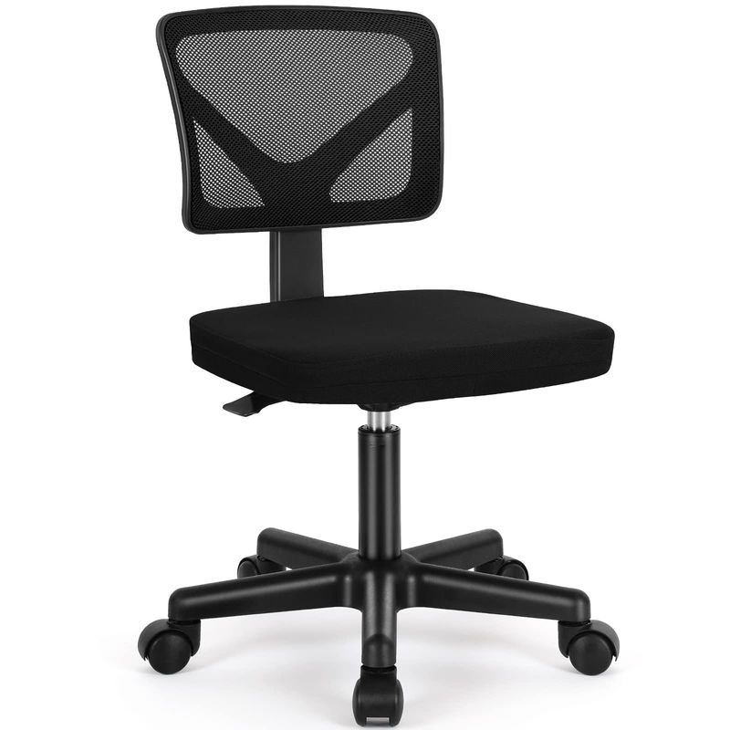 Mesa e cadeira de escritório em casa ergonômica de costas baixas com travesseiro lombar em cores personalizadas