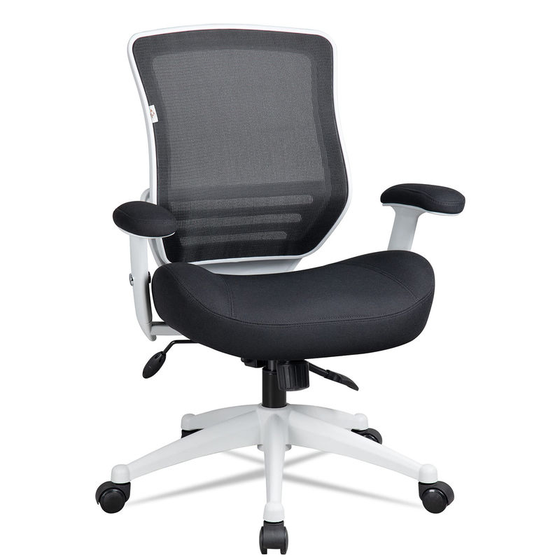 Cadeira de computador de malha ergonômica giratória 360 com ajuste de altura e função de suporte à cintura