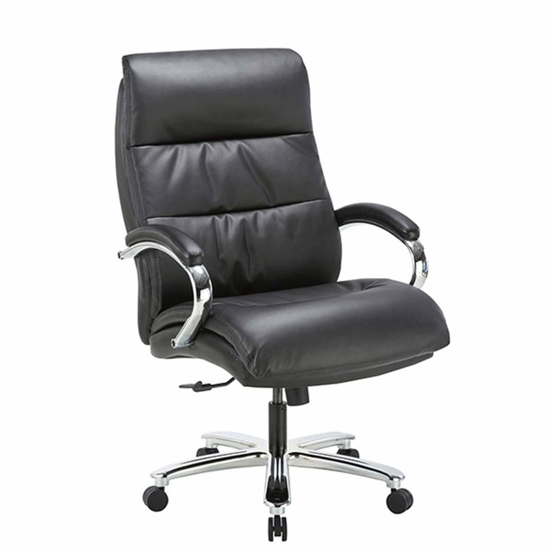 Cadeira de escritório ergonômica de acabamento esfregado com óleo direto com parte traseira de malha e braço de ajuste de altura