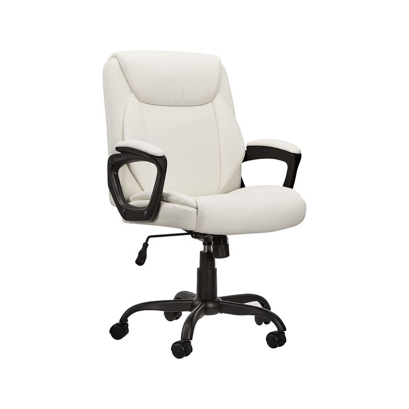 Cadeira de escritório de escritório de escritório de escritório com almofada de PU puresoft e estrutura de metal