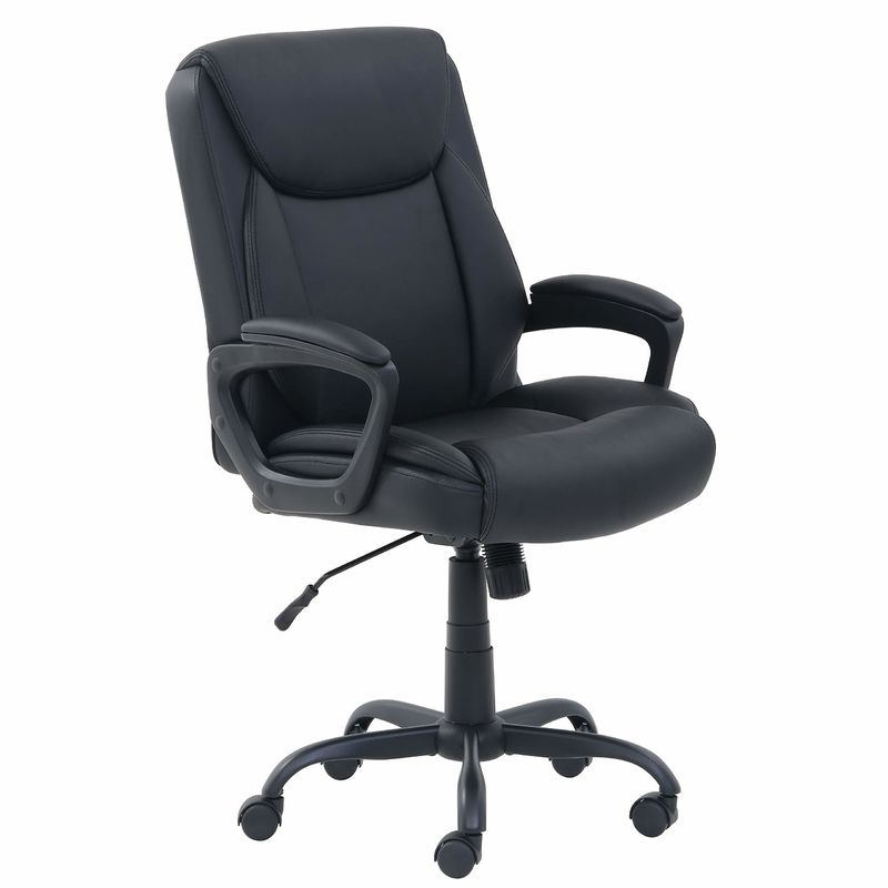 26&quot;D x 23.75&quot;W x 42&quot;H Meia-Costa Puresoft PU Cadeira de Escritório de Computador com 3 elevadores de gás