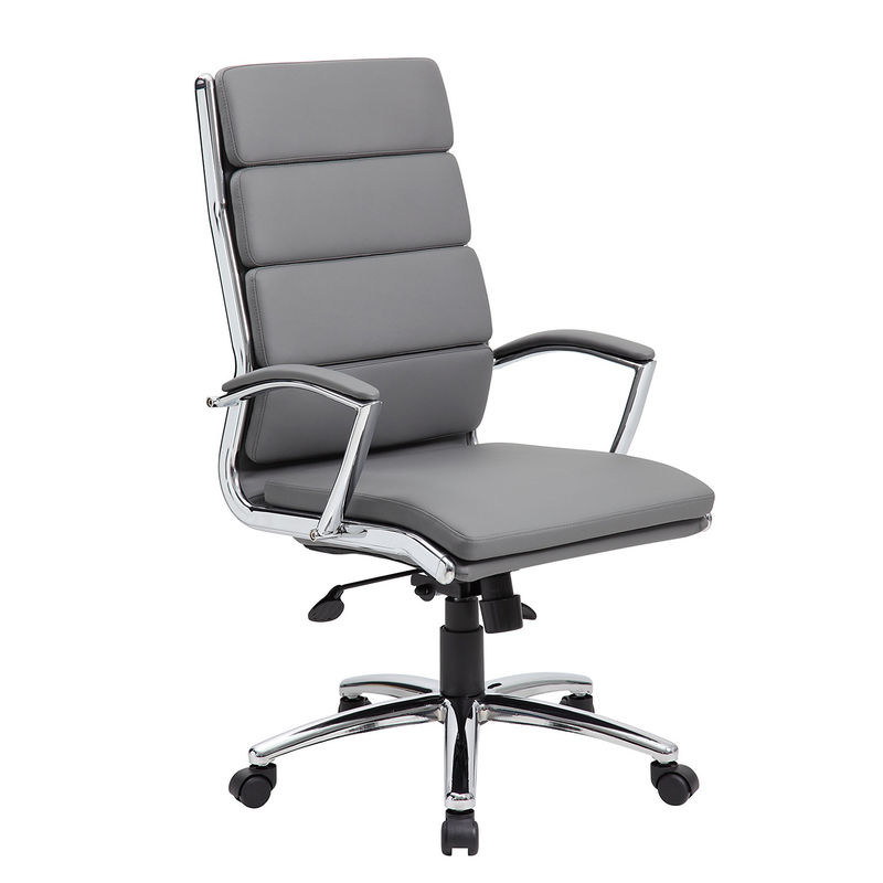 Reverso executivo cadeira de escritório giratória com estofado puresoft e suporte lombar