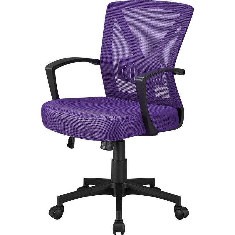 Cadeira de escritório ergonômica com 3 elevadores de gás com cor personalizada e suporte lombar ajustável