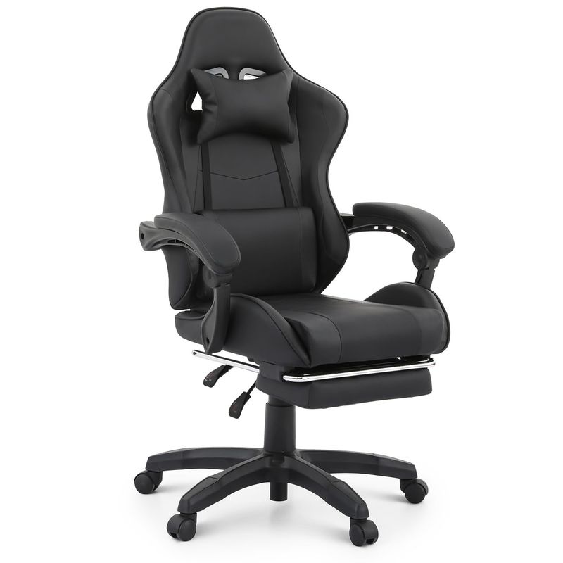 Cadeira de corrida ergonômica com apoio de pé da ALINUNU