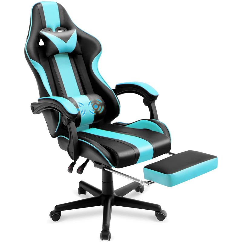 Cadeiras de jogos de corrida para adultos e adolescentes Cadeira giratória Dimensões do produto 24&quot;D x 21&quot;W x 52&quot;H