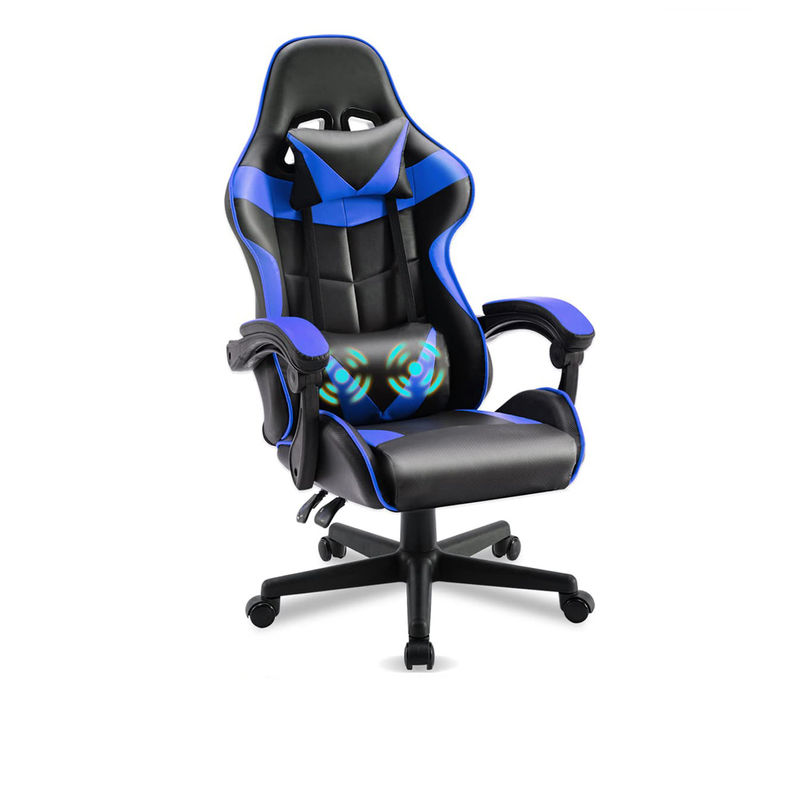 3 Gas Lift High Back Racing Gaming Chair com estilo de design moderno e suporte lombar