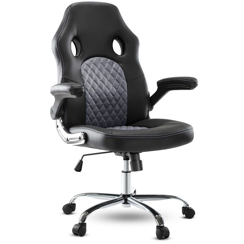 Cadeira de escritório ergonômica com apoio de braço rebatível e cor personalizada