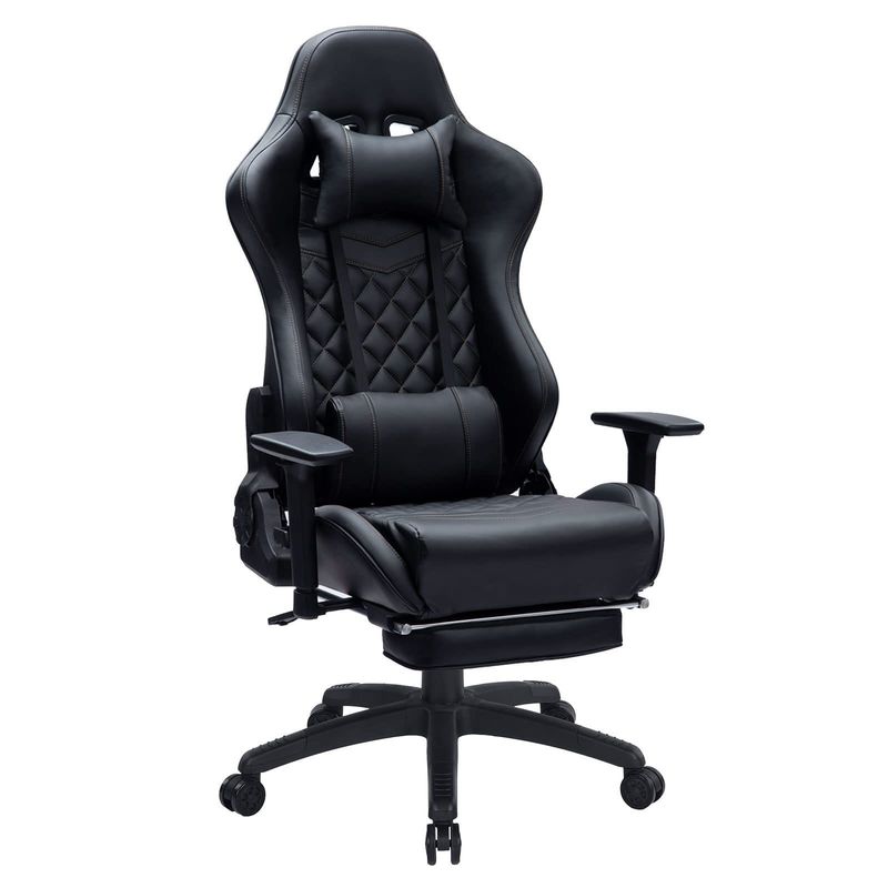Cadeira de massagem para adultos de jogos 350 lbs Base reforçada de braço ajustável estilo giratório